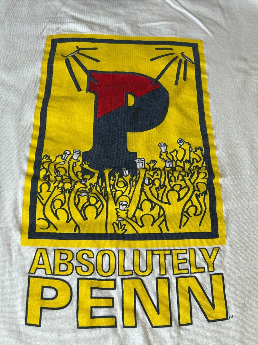 Vintage 90s Levi’s Absolutely Penn USA Made Single Stitch Graphic Tee M